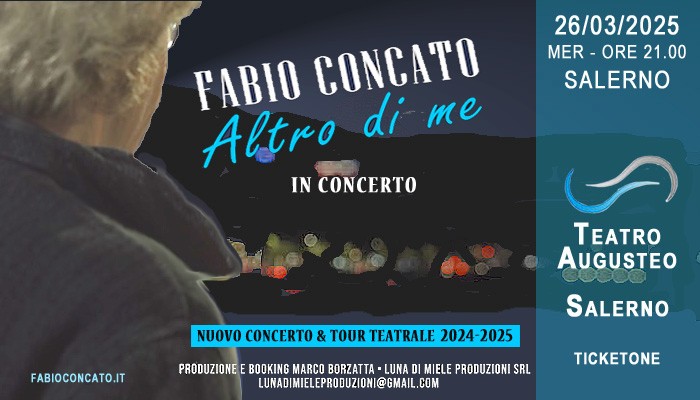 Salerno - Fabio Concato In Concerto - Altro Di Me