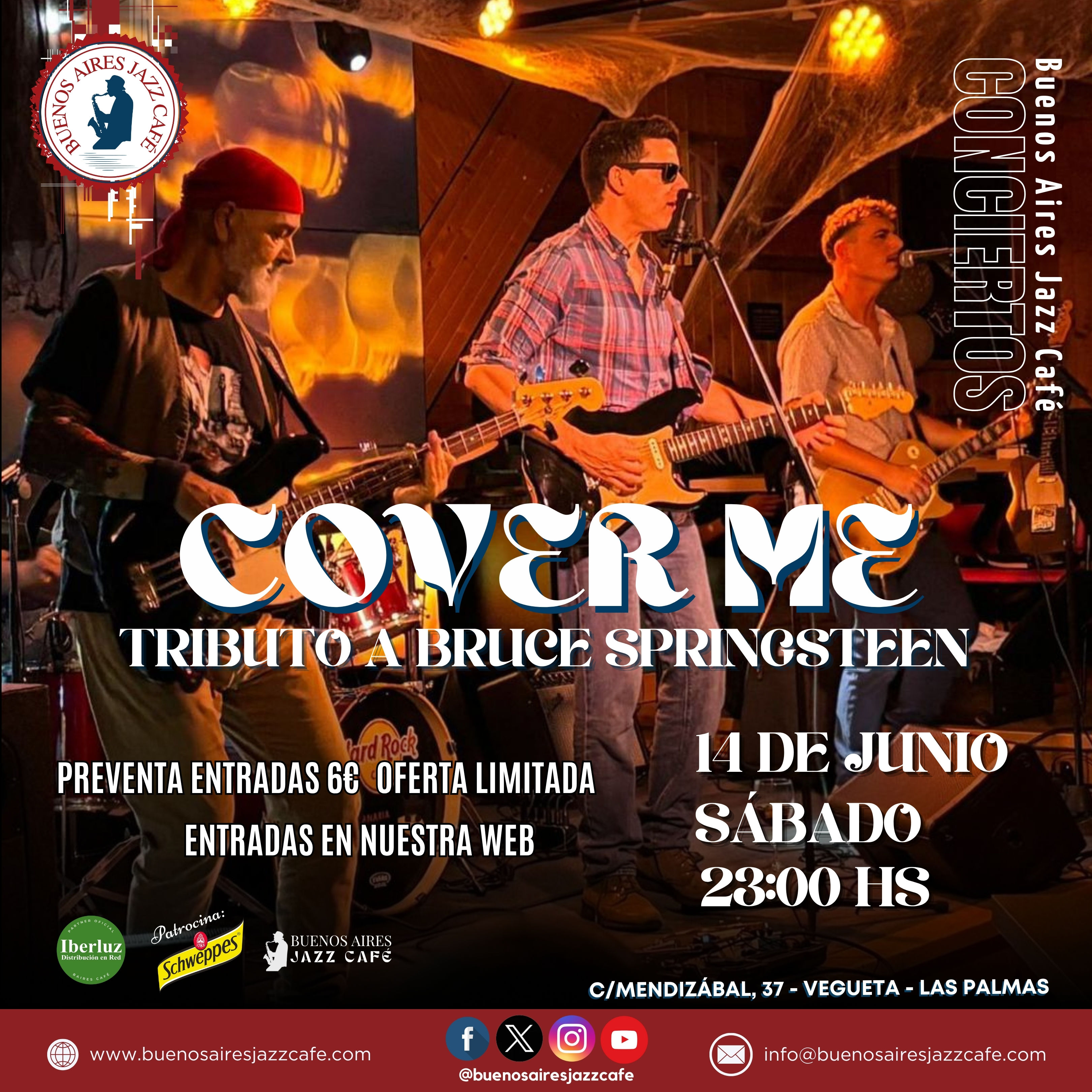 Conciertos Baires – Cover Me And Bruce Springsteen Songs