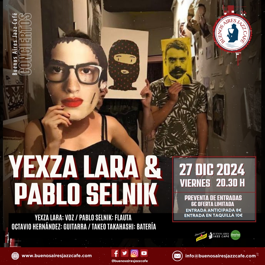 Conciertos Baires – Yexza Lara & Pablo Selnik