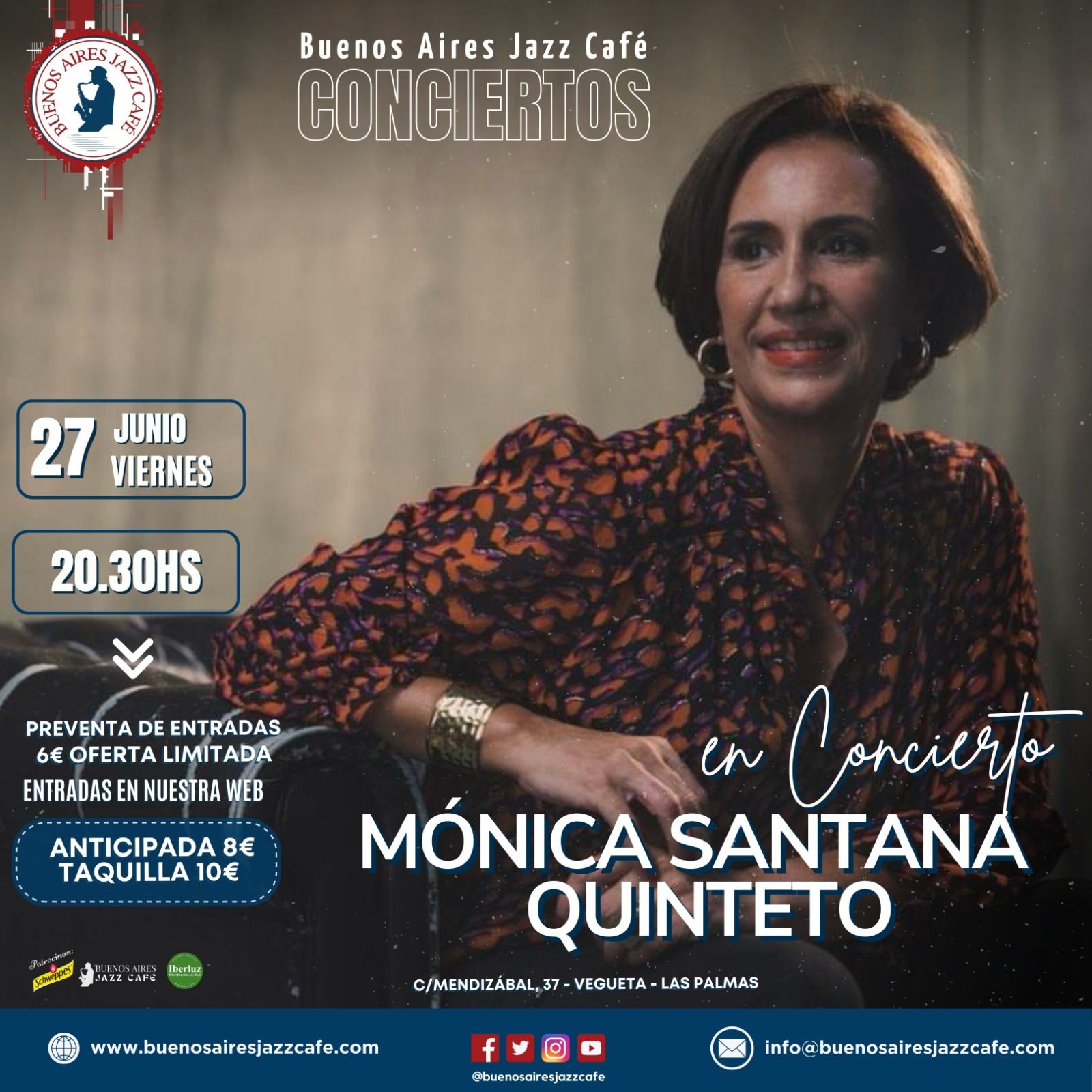 Conciertos Baires – Mónica Santana Quinteto