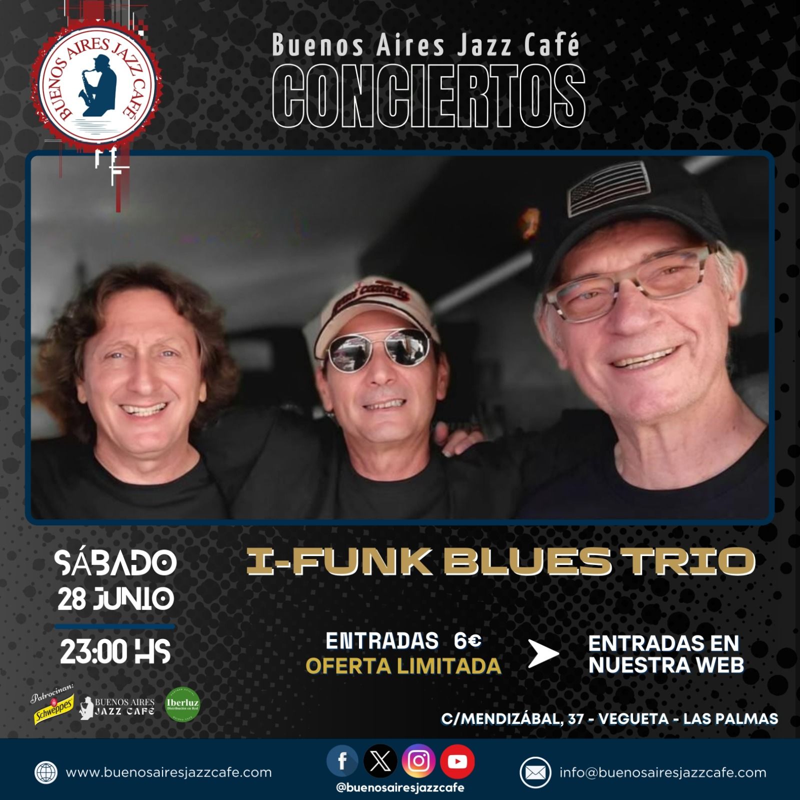 Conciertos Baires – I~Funk Blues Trio