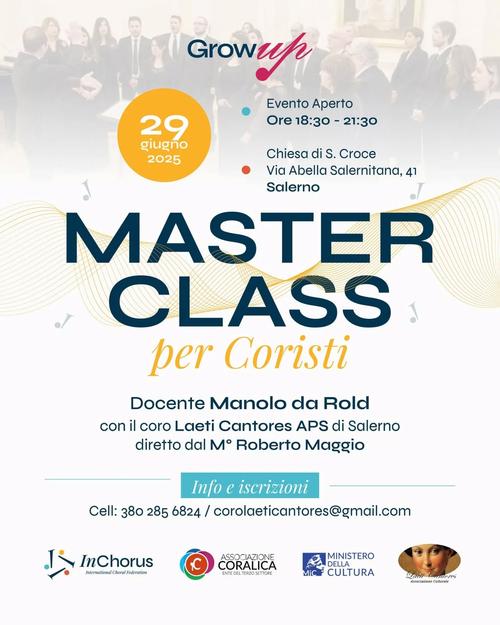 Masterclass Con Manolo Da Rold