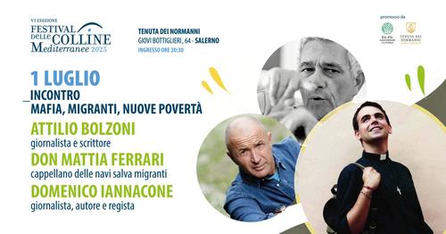 Incontro Mafia, Migranti, Nuove Povertà Con Attilio Bolzoni, Don Mattia Ferrari E Domenico Iannacone
